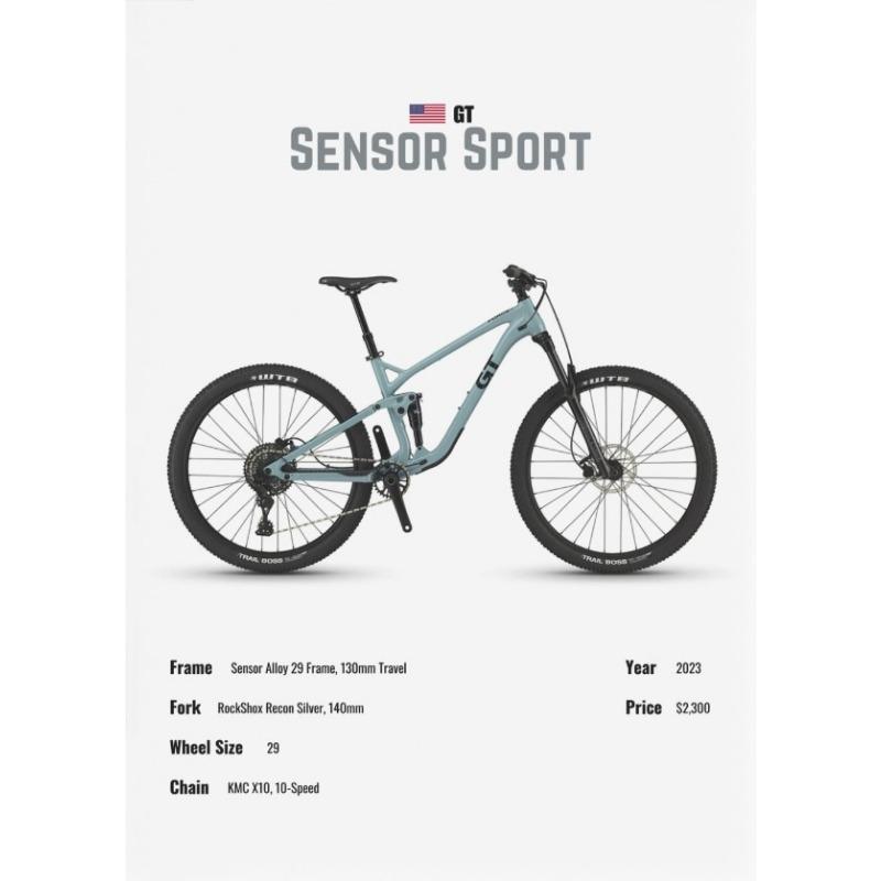 Роскошный горный велосипед Знаменитый велосипед Параметр Минималистичный постер Холст Живопись Настенные картины Декор для дома Комнаты Подарки для любителей велосипедов