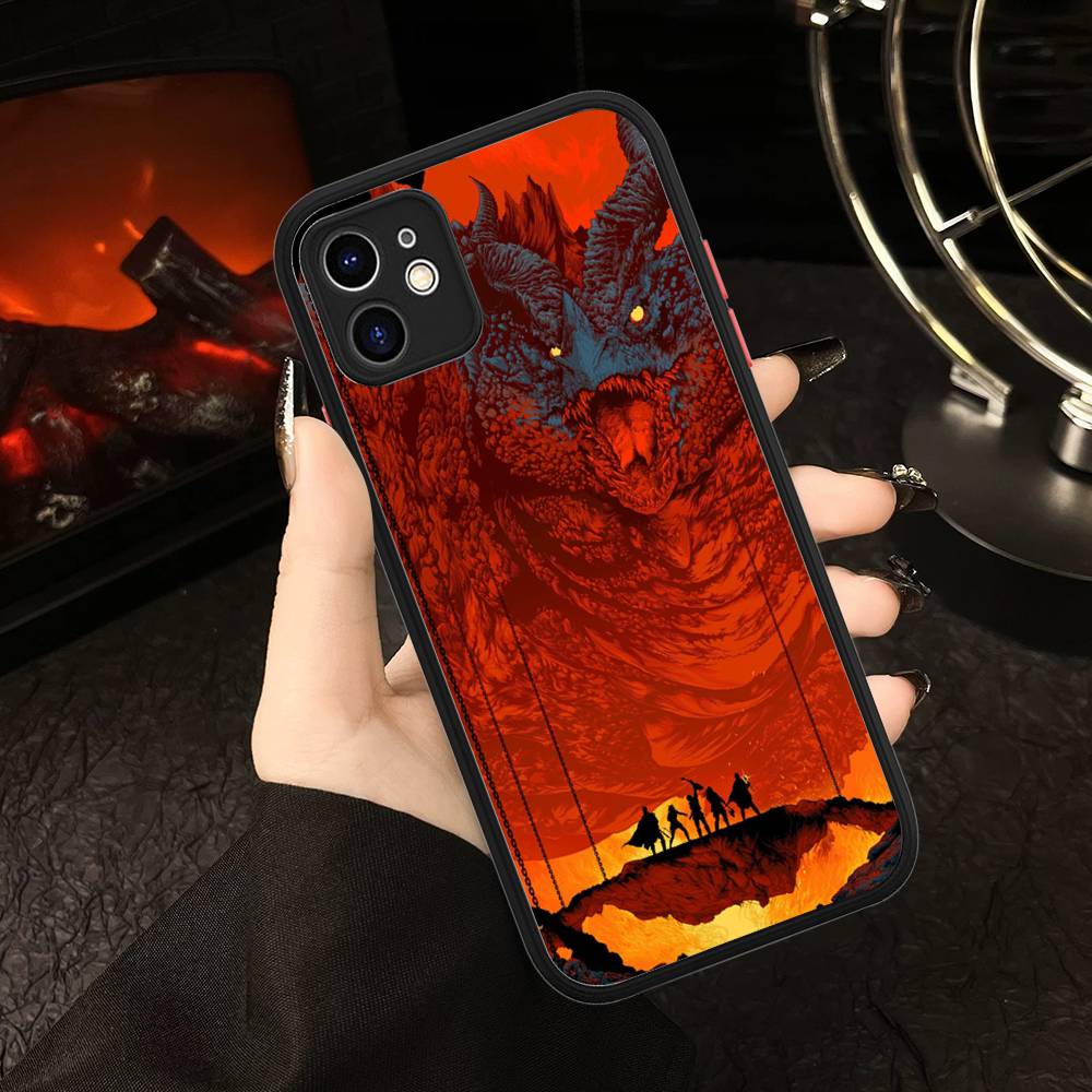 Fantasy Movie D-Dungeons D-Dragons Phone Case For IPhone 16 15 14 Plus 15 13 12 11 Pro Max X XS MAX Matte Cover