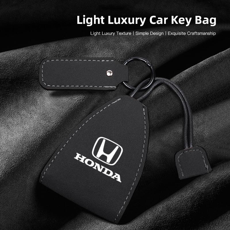 Leather Key Wallet Car Key Bag Multi Function Key Case For Honda Civic FIT Accord Prelude CRV 5th City CRZ CRX Jazz HRV Odyssey TO0