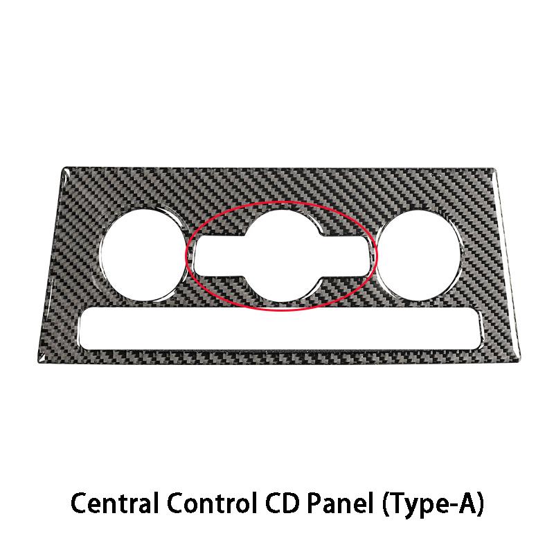 Углеродное волокно, центр управления, воздуховыпускное отверстие, внутренняя отделка, наклейка, украшение, стильные аксессуары для автомобиля Volkswagen Golf 7