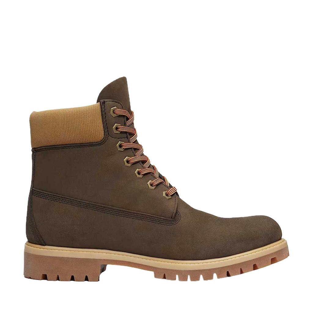 Timberland 6-дюймовые премиальные водонепроницаемые ботинки темно-коричневые оливковые мужские кроссовки TB0A2P6W-A4J