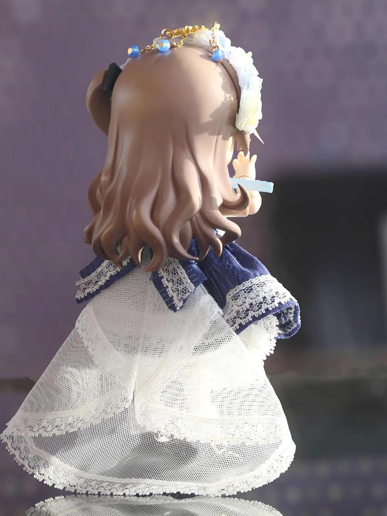 Obitsu 11 OB11 Size Costume Obitsu Doll 11cm Body Dress Princess Dress Lolita Cute 5 Piece Set (Navy)