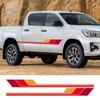 Автомобильная наклейка для Toyota Hilux Revo Vigo Rocco SR5 Боковая часть двери Полосы Декор Наклейка Виниловая пленка Чехол Аксессуары для тюнинга Авто