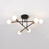Nordic Minimalist Pendant Light Ceiling Lamp LED Chandelier Suitable for Bedrooms Living Rooms Black Gold Lighting Decoration