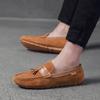 Italy Desgin Fashion Men Shoes Summer Soft Moccasins Men Loafers High Quality Leather Shoes Men Flats Driving Shoes Men Shoes