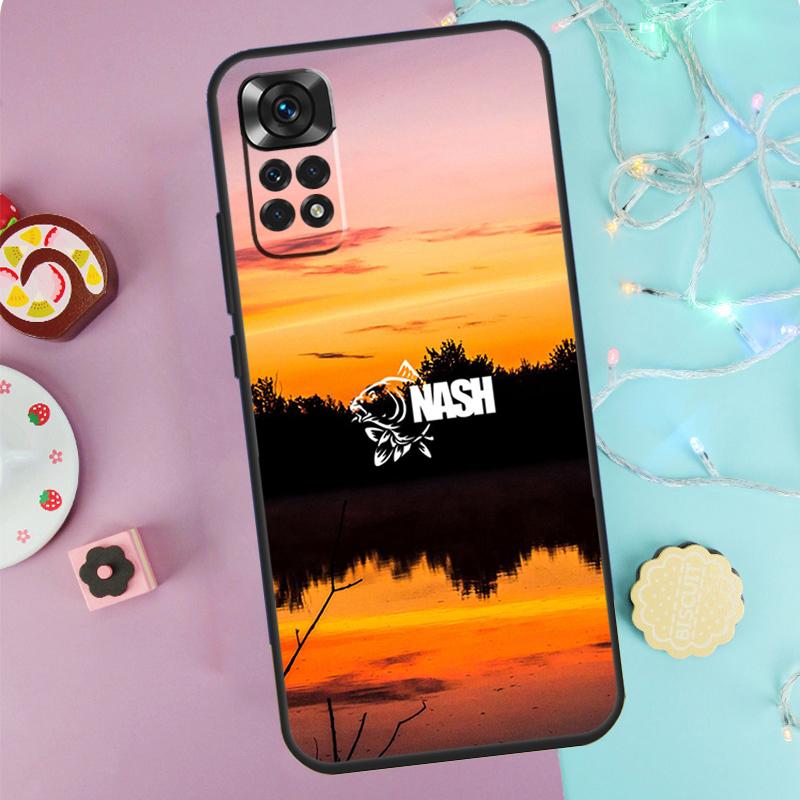 Nash Fishing Logo Phone Case For Xiaomi Redmi 10 10C 12C 9C 9T Note 11 Pro 11S 10 Pro 10S 12 8 9 Pro 9S Funda
