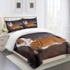 Duvet Covers 3-Piece Animal Dog Style Bedding Set 3D Quilt Cover Pillow Case, Full Queen Summer Comforter Set Home Dormitory