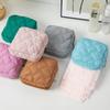 Travel Organizer Cosmetic Bag Solid Color Sanitary Napkin Tampon Bag Earphone Coin Bag Lipstick