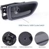 2Pcs Interior Door Handles Driver & Passenger Side For 2001-2007 Toyota Sequoia, 2000-2004 Avalon, 2004-2006 Tundra - Crew Cab ONLY - Four Full-Sized