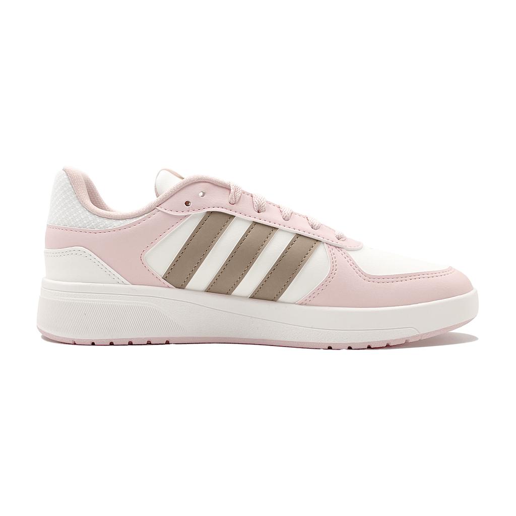 Adidas COURTBEAT Chocolate Milk Synthetic Leather Cushioning Skateboard Shoes Women's Pink KI6785(Team1447-)
