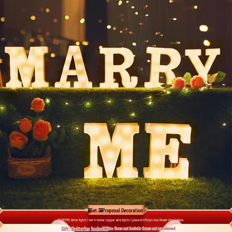 Romantic Indoor Proposal & Celebration Candle Decor Set