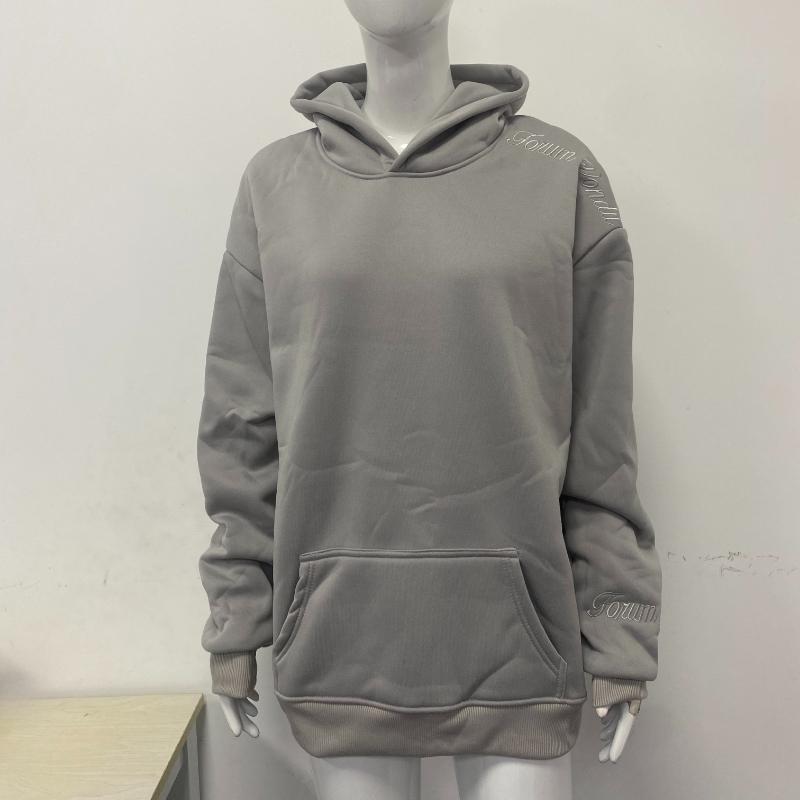 Y2K вышитая уличная хип-хоп толстовка с капюшоном и длинными рукавами коллекция осень/зима