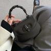 Bamboo Bag Retro Saddle Leather Women's Bag Senior Sense Small Bag Single Shoulder Crossbody Handbag Woman