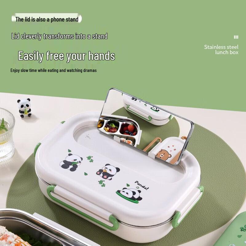 Изолированный ланч-бокс Panda из нержавеющей стали 316 Zhi Shi