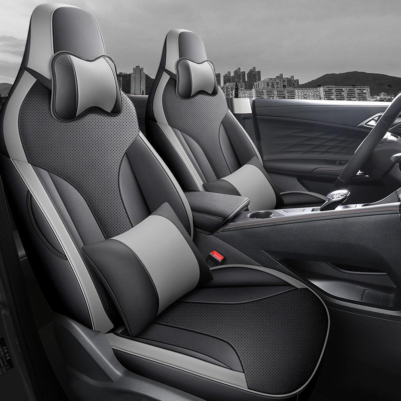 Roewe DXDMH Full Leather Car Seat Cushion - All Seasons