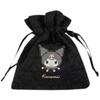 Marimo Craft Sanrio Monotone Series Kuromi Drawstring W170 X Bag, H200mm, SRTZ-252