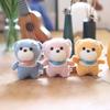Lovely Miniature Bear Plush Toy Keychain Kawaii Pendant For Bags Unique Gift Idea