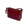 Retro Red Patent Leather Small Square Bag Underarm Bag 2025 New Fashionable Versatile Square Portable Shoulder Bag Messenger Bag