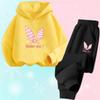 2025 Autumn Korean Girl Clothing Kawaii Kids Clothes Cute Children's Hoodies and Sweatpant 2pcs Set
