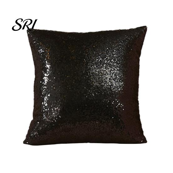 Elegant Pillow Cover Pillowcase Sequins Decorative Cushion Modern Farmhouse Soft Polyester Style for Sofa Bedroom Office Touch