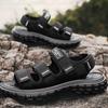 Fashion Men Sandal Casual Fashion Sandals Summer Outdoor Soft Non-slip Wear-resistant Beach Shoes Webbing Upper Two-wear Sandals