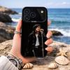Чехол для телефона Michael Jackson для iPhone17,16,15,14,13,12,11,Pro,MAX Белый Матовый Ударопрочный Чехол
