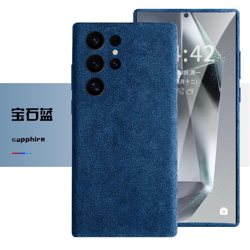 Оригинальный магнитный чехол из кожи Alcantara Италия для Samsung S24 S25 Ultra S24+ Plus с Magsafe Супер Автомобиль Роскошная задняя крышка телефона