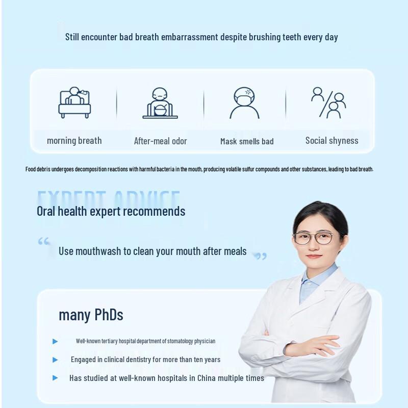 Saky Portable Mouthwash Strips, 12ml x 40 Sachets