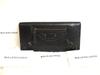 Authentic Black Leather Flap Wallet The Classic Money #a816 Refurbished
