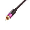 AmazonBasics 1 шт. RCA аудиокабель для динамика с позолоченным штекером черный сабвуфер/усилитель/активный 10,6 м