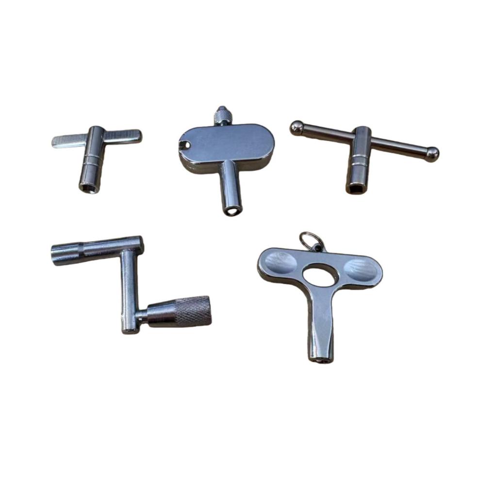 Universal Zinc Alloy Drum Key Wrench Set for Rack and Snare Drum Adjustment