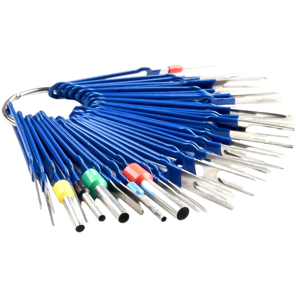 18/36Pcs Terminal Removal Tool Kit Depinning Tool Electrical Connector Pin Removal Car Optional Wire Terminal Removal Tools