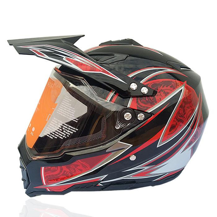 Cross Border Exclusive Motorcycle Helmets Off-road Helmets Road Racing Helmets Off-road Helmets All Season Helmets With Lenses Men's Helmets
