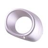 1 Pair Car Front Bumper Fog Light Bezel Cover Trim Fit For Mitsubishi Outlander ZJ ZK ZL 2012 2013 2014 2015 Silver ABS Plastic