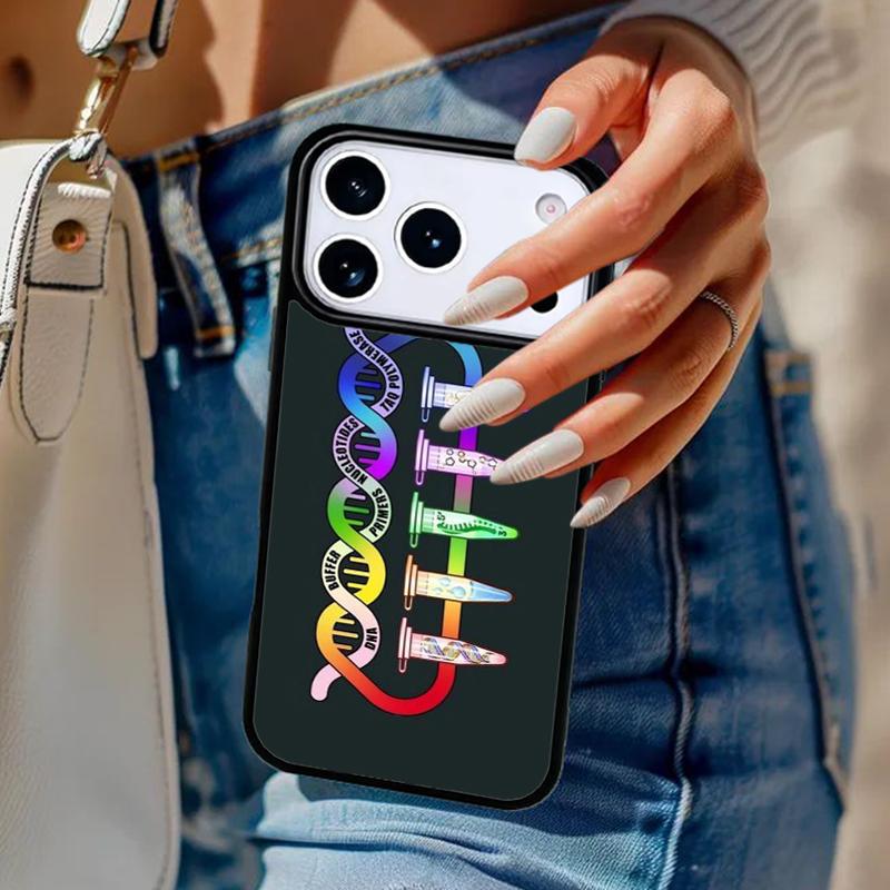 Чехол для телефона с принтом по биологии и химии Для iPhone 17 Air 14 15 13 12 Max Чехол Для Apple 14 15 16 16e 11 Pro Max Plus Coque