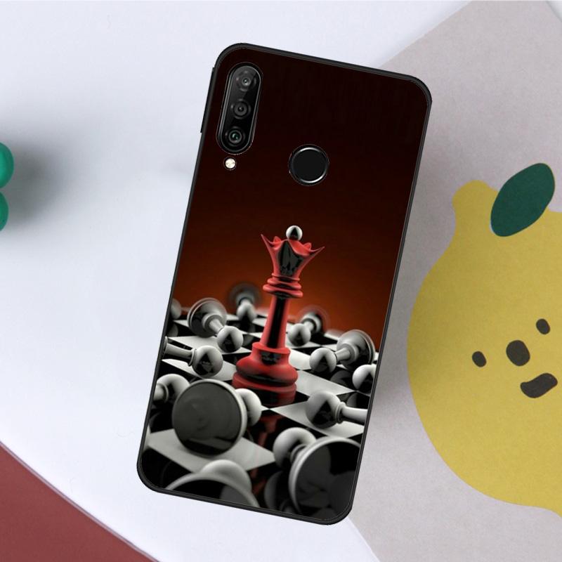 Chess Pieces For Huawei Nova 8i 7i 11i 12i 12s Y70 Y72 Y73 Y60 Y90 Y61 Y91 9 10 SE P20 P30 P40 Lite Case