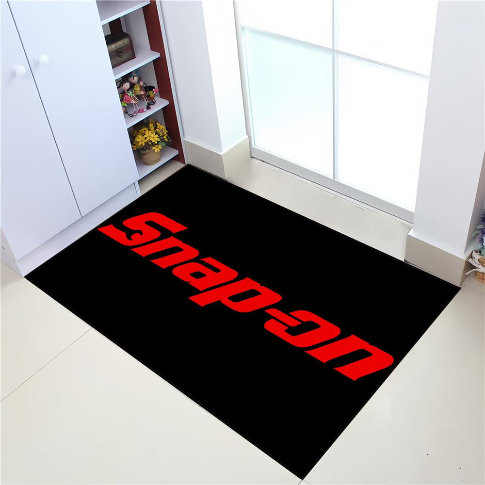Brand S-snap on tools logo small carpet For House Bedroom Decoration Kitchen Bath Super Absorbent Rug Carpet Foot Non-slip