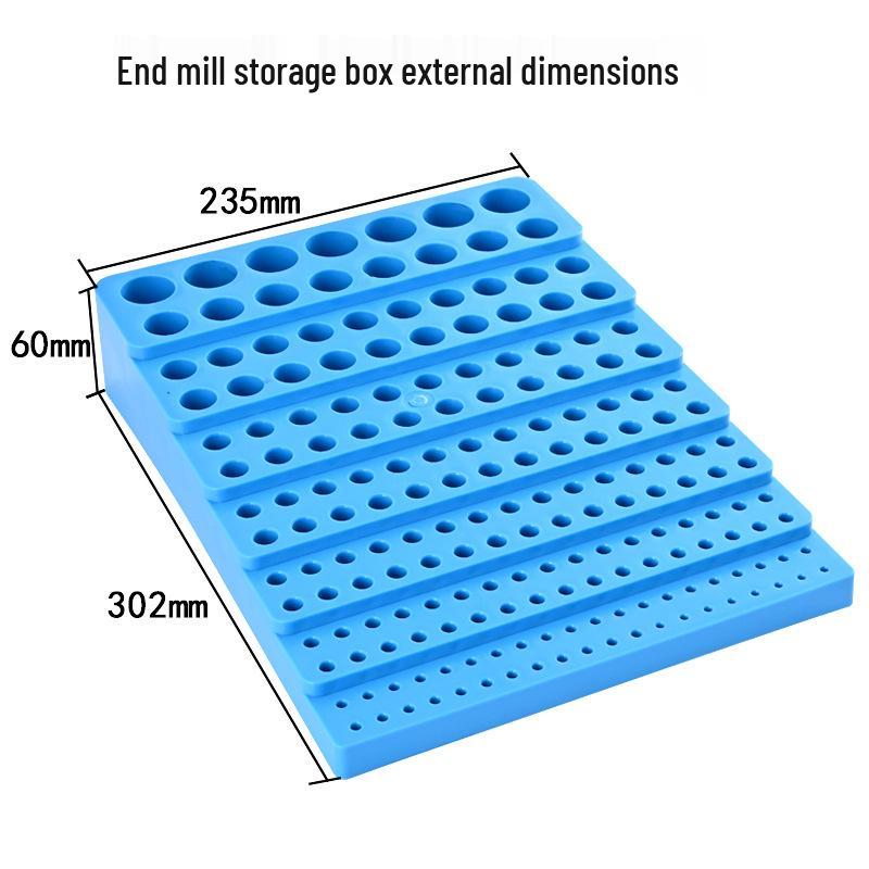Ящик для хранения инструментов с ЧПУ для сверл, метчиков, цанг, патронов и концевых фрез