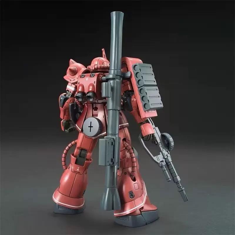 Xingdong Hg 1/144 Ms-06r-1a Zaku Figure Water Sticker Assembly Models Kit Robot Collectible Toys Action Figures Anime Figure