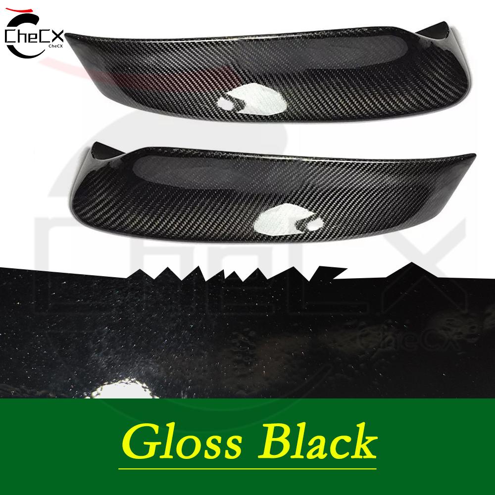 Car Front Bumper Splitters Diffuser Spoiler Splitter Lip Guard Lip For BMW E46 1999-2006 2001 M3 Carbon Fiber CSL Style