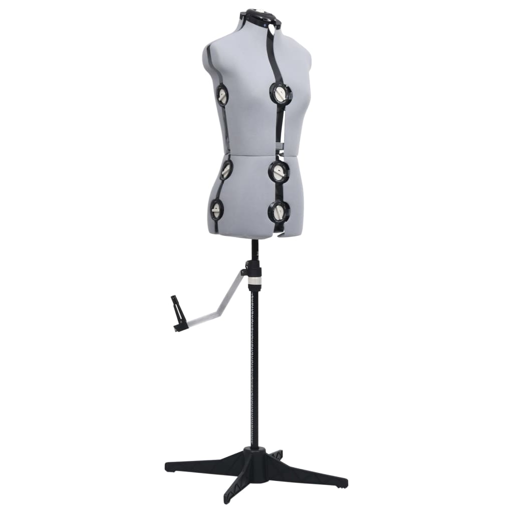 Adjustable Female Dress Form Grey Size S (33 40)