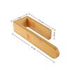 Waterproof Bamboo Wooden Towel Rack Adhesive Towel Shelf Durable No Drill Shelf  Bathroom