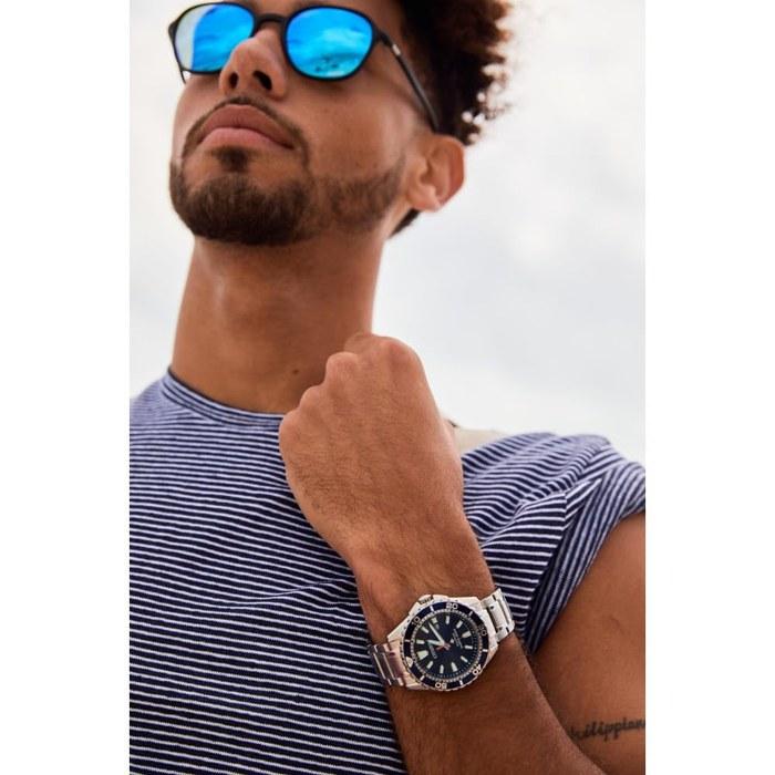 Citizen Mens BN0191-55L Eco-Drive Watch – Silver Blue Dial
