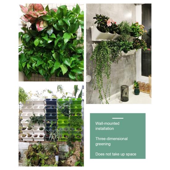 Вертикальный Сад Кашпо Подвесной Ящик для Посадки Ящик для Выращивания Овощей для Комнатных Растений Офис Домашний Декор