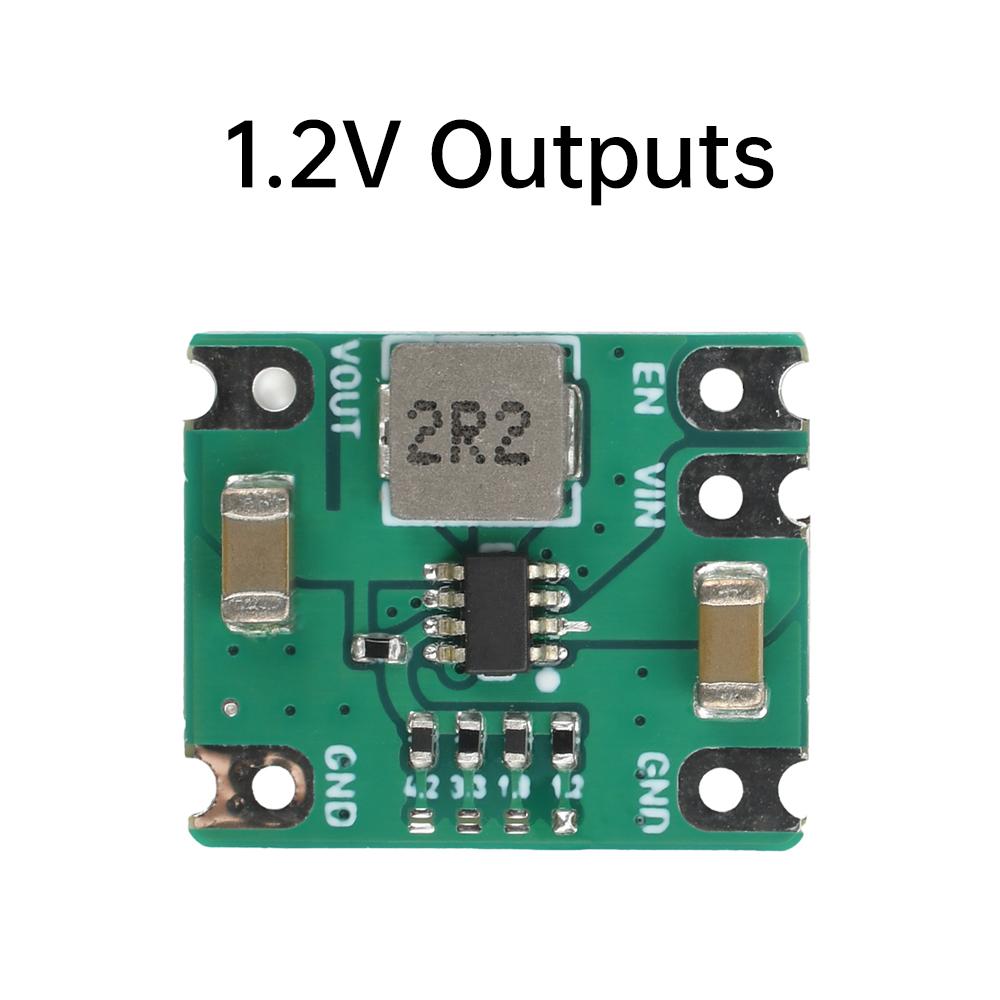 DC-DC Step-Down Power Module Input DC 2.5-6V to DC 1.2V/1.8V/3.3V/4.2V Fixed Output Voltage Regulator Module Full Load 2A