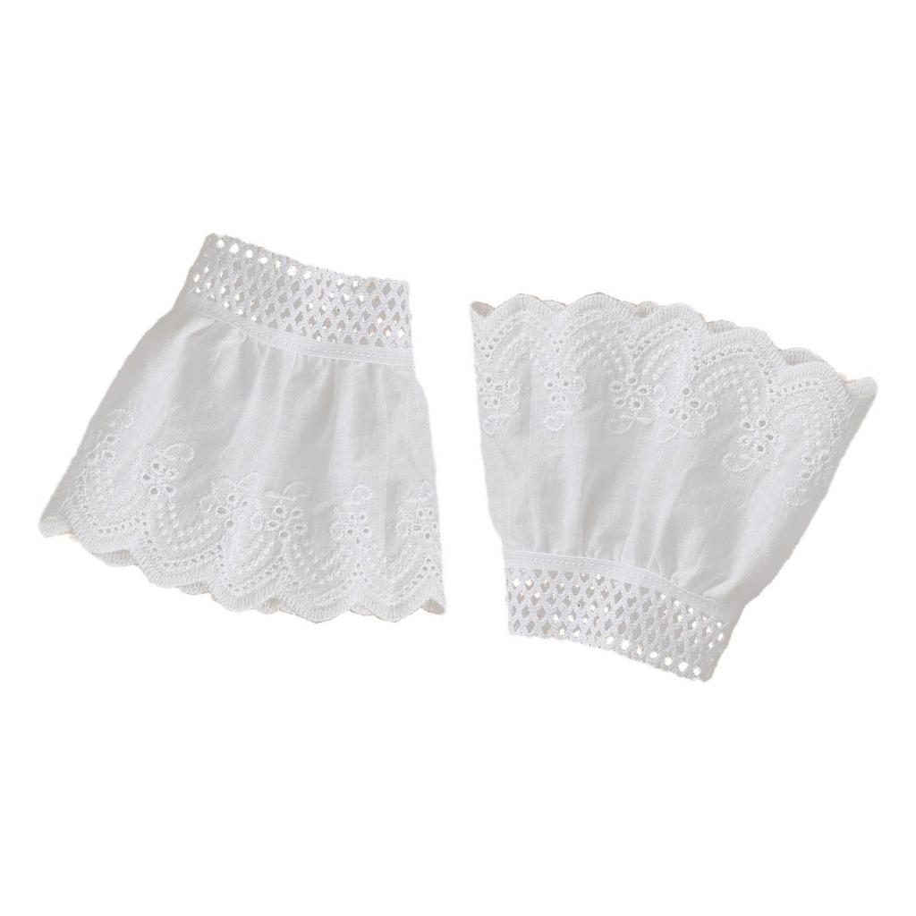 Фея наручные манжеты для рубашек Свитер Кружева с накладными рукавами Орнамент Расклешенные оборками Расклешенные рукава Накладные манжеты на запястьях