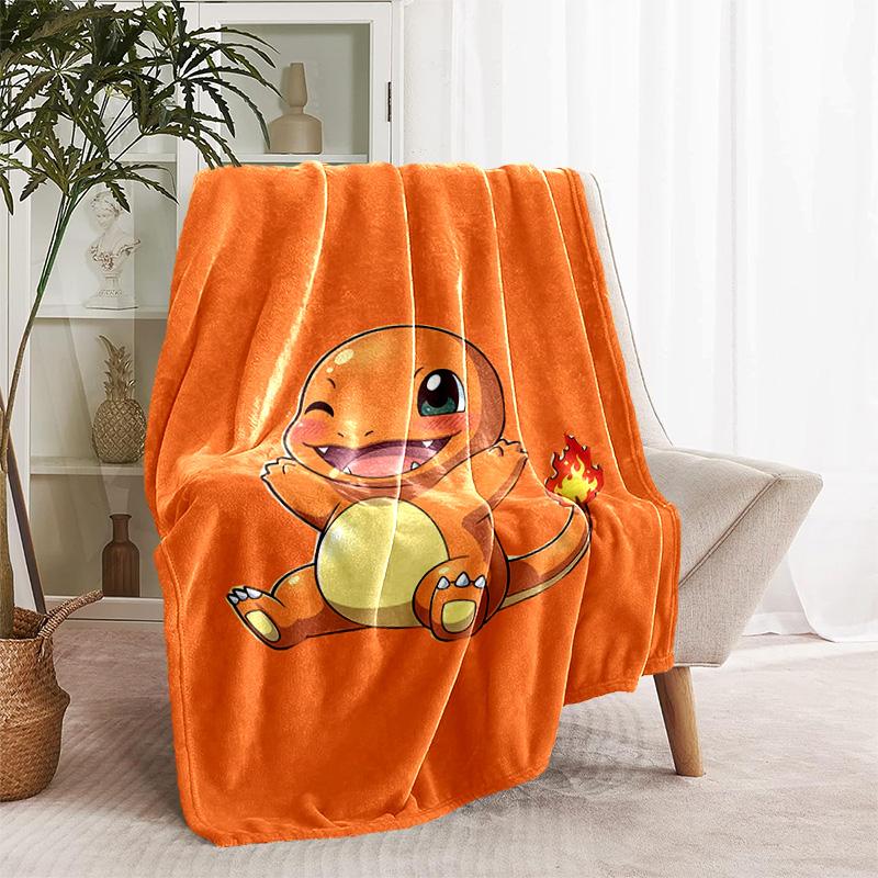1pc Blanket - Pokémon Print Design, Lightweight Blanket for Sofa, Bed- Soft &Warm, Gift for All Seasons
