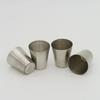 4Pcs/set Outdoor Practical Travel Stainless Steel Cups Mini Set Glasses For Whisky Wine With Case Portable Drinkware 30ml