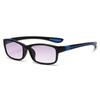 Grey Lenses Bifocal Reading Sunglasses TR90 Rectangle Comfortable Reading Glasses +0.75 To +4 UV Protection