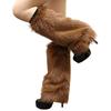 Leg Warmers Stretchy Coldproof Comfy Autumn Winter Women Warm Faux Fur Boot Stockings Daily Wear
